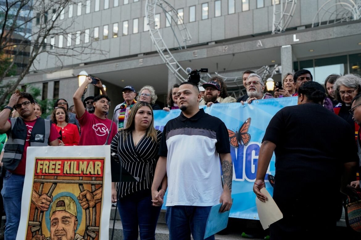 Kilmar Abrego García detained at the ICE office in Maryland