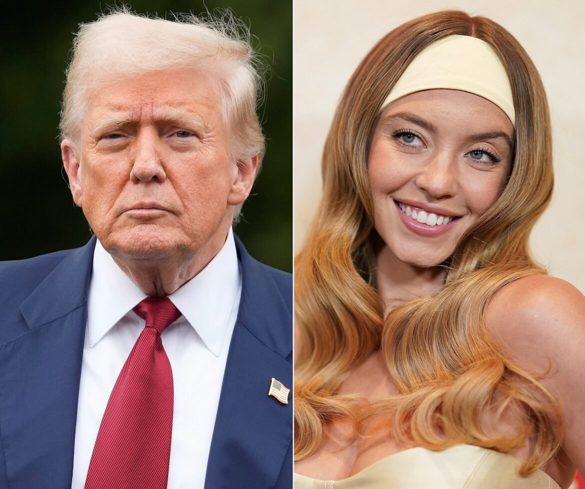 Trump says Sydney Sweeney has the "most popular announcement" in the midst of the controversy