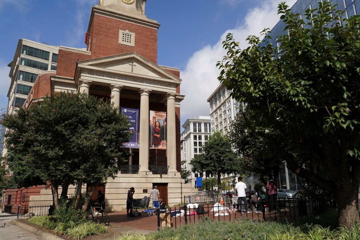 Photo: Camp for homeless people in Washington, DC