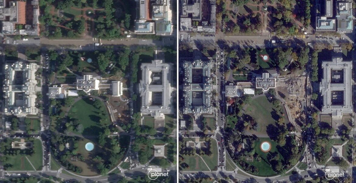 The East Wing of the White House is demolished, new images appear to show